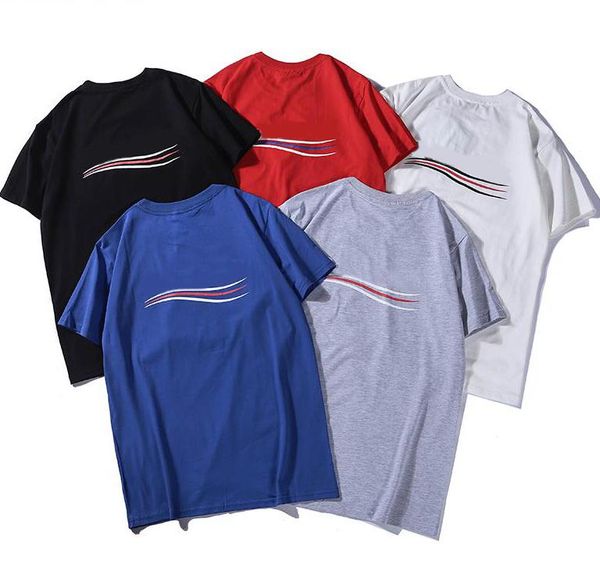 Fashion Mens Designer T-shirts With Letters Summer T Shirts for Men Womens Couple Casual Tops Tees Short Sleeve Pullover Size S-XXL