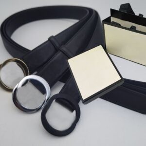 3 Styles Belts Men Fashion Letter Pattern Classic Women Casual Belt All Season 125cm Metal Buckle