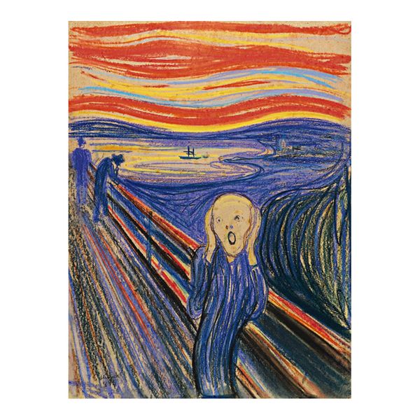 Munch The Scream Painting Poster Print Home Decor Framed Or Unframed Photopaper Material