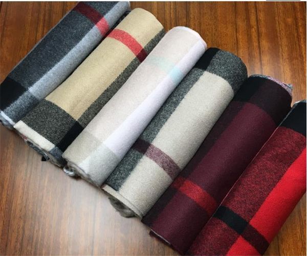 winter cashmere scarf high-end soft thick cashmere scarf fashion men's and women's scarf 200*70cm 5AAAAA