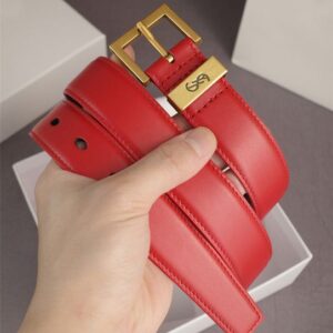 Luxury Women Waist Belt 3cm Fashion Womens Designer Belt Letters Fashion Big Buckle Genuine Leather Belt 90-115cm