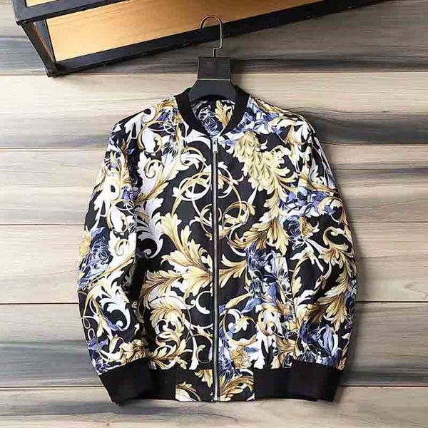 New 21FW Man Jacket Windbreaker Long Sleeve Mens Jackets Hoodie Clothing Zipper Animal Letter Pattern Plus Size Pattern Coat Oversize