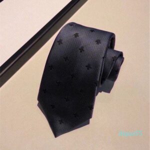2024 Designer Ties Jacquard Brand Classic Bee Print Handmade Necktie For Men Wedding Casual And Business Fashion Neck Tie