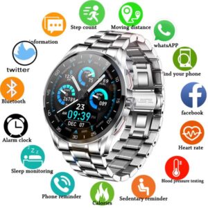 2021 Men Smart watch Heart Rate Monitor IP68 Swim Sport luxurious Answer dial Bluetooth Call can smartwatch For Android IOS men