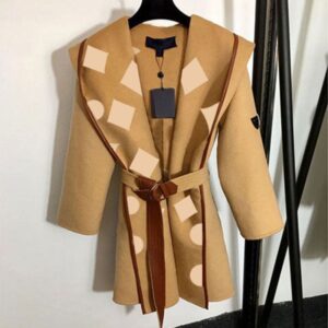 3 Colors Classic Womens Long Cloak Fashion Letters Printing Long Coat Girls Casual Windproof 2020 Winter Clothes Wholesale
