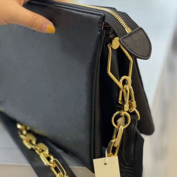 Luxuries designers women bags Top Quality Canvas crossbody bag luxury handbag Plain Ladies Composite Totes messenger Bags Interior Zipper Pocket piece MM Black