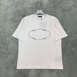 21ss Designer Tide T Shirts Chest Letter Laminated Print Short Sleeve High Street Loose Oversize Casual T-shirt 100% Pure Cotton Tops for Me