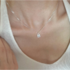 Ladies Light Luxury Bowknot Necklace Clavicle Chain