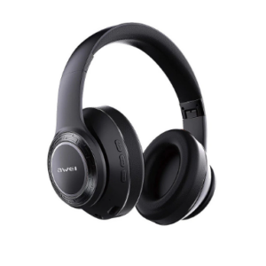 AWEI A300BL bluetooth 5.3 Headphone HiFi Stereo Bass 40mm Drive Unit Built-in 400mAh Battery RGB Light Gaming Headset – Black