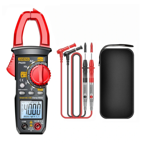 ANENG PN200 Digital Clamp Meter DC/AC 600A Current 4000 Counts Multimeter Ammeter Voltage Tester Car Hz Capacitance NCV Ohm Test