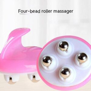 Handheld four-head ball massager