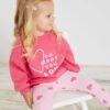 Autumn girls’ sweatshirt set children’s long-sleeved cotton set European and American casual girl pants suit