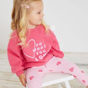Autumn girls’ sweatshirt set children’s long-sleeved cotton set European and American casual girl pants suit