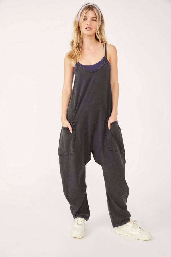 Wide Leg Jumpsuit With Pockets