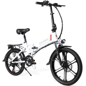 SAMEBIKE 20LVXD30-II electric bike Shimano 7-speed 48V 10.4AH battery 350W motor 20 inch tires lithium battery with remote control