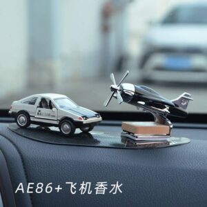 Solar Auto Ornamente kleine Flugzeuge Aromatherapie rotierende Autozubehör Autozubehör High-End-Parfüm männliche Mittelkonsole