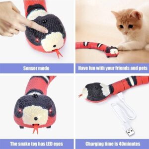 Smart Sensing Snake Electron Interactive Cat Toys