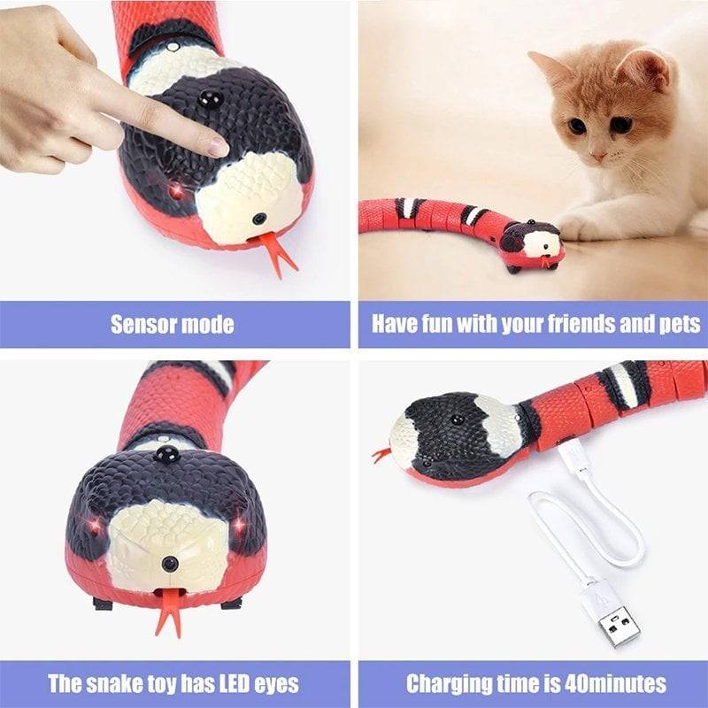 Smart Sensing Snake Electron Interactive Cat Toys