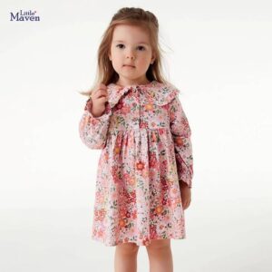 Girls long sleeve autumn dress new kids dress autumn princess dress cotton Children’s skirts