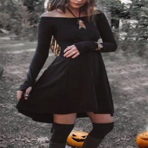 Women’s Off Shoulder A-Line Dress