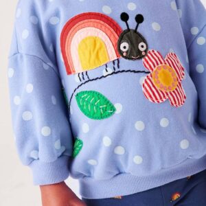 Autumn new girls’ sweatshirt set, long-sleeved cotton children’s set, children’s suit