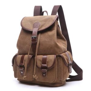 New fashion men’s backpack vintage canvas backpack school bag men’s travel bags large capacity travel laptop backpack bag