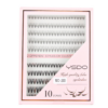 10rows /Box 10D+20D Naturally Thick Grafted Eyelashes 0.07 Single Cluster Implanted False Eyelashes
