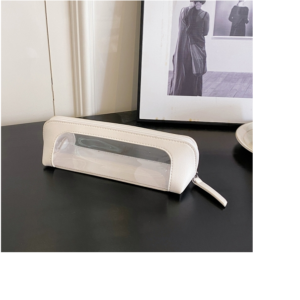 Transparent Portable Cosmetic Bag Eyebrow Pencil Lipstick Makeup Brush Storage Bag