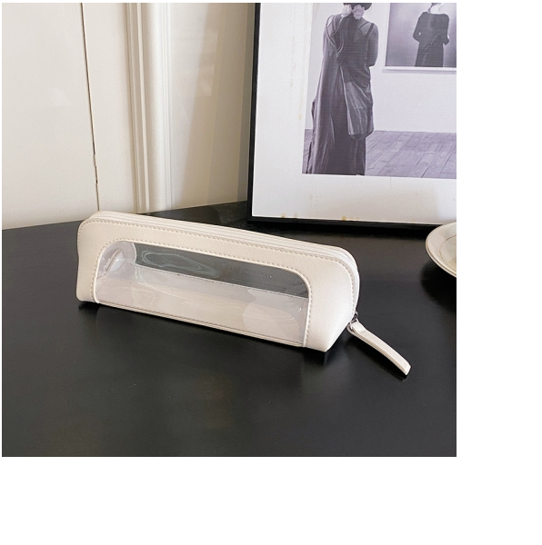 Transparent Portable Cosmetic Bag Eyebrow Pencil Lipstick Makeup Brush Storage Bag