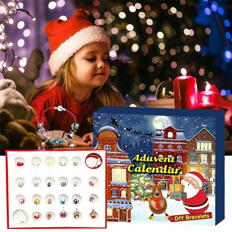 Charms DIY Bracelet Advent Christmas Countdown Calendar