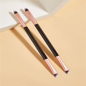2pcs Eyebrow Brush, Lip Brush, Professional, Portable, Gift For Women & Girl