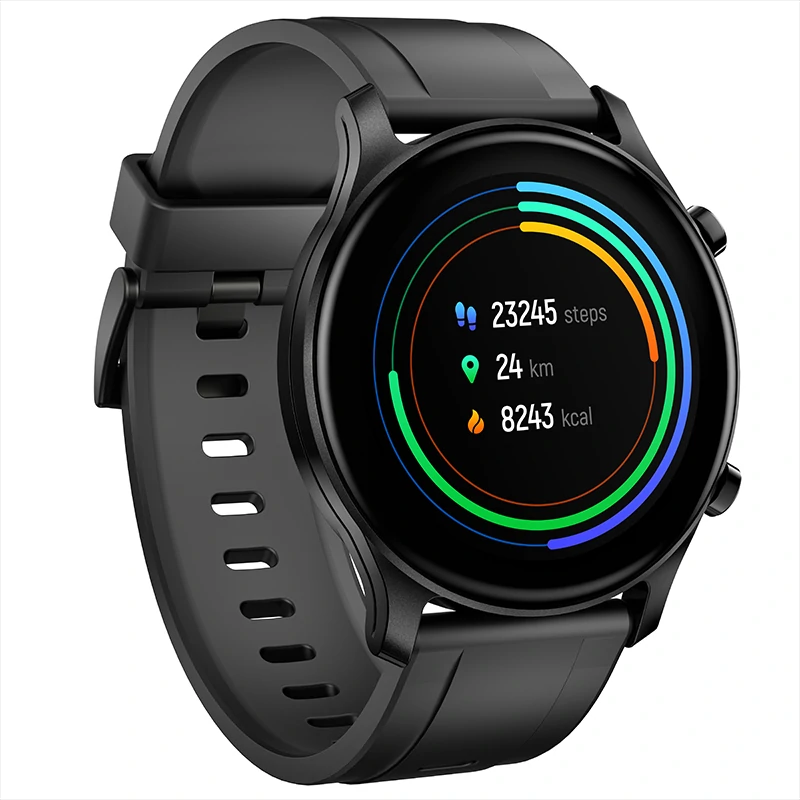 Haylou RS3 LS04 1.2 inch 390 390px AMOLED HD Display GPS Positioning 24-Hour Health Tracker Heart Rate Monitoring SpO2 Blood Oxygen Measurement Custom