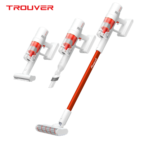 TROUVER POWER 11 multifunction mite removal brush wireless handheld vacuum cleaner 20000Pa cyclone suction