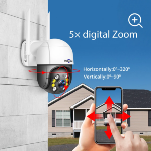 Hiseeu Wireless Speed Dome Camera with Zoom and Audio
