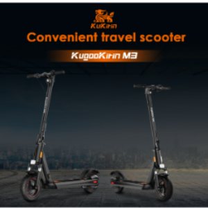 KUGOO KIRIN M3 Electric Scooster 500W motor to make the speed up to 40KM/H 13AH Battery help you to get 40KM riding range
