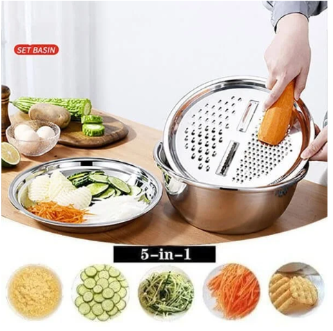 Versatile Stainless Steel Basin for Various Purposes