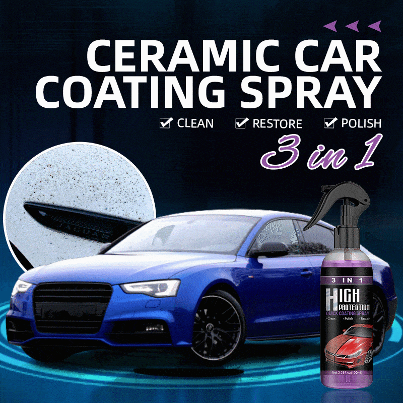 Ceramic Car Coating Spray: The Ultimate 3-in-1 Solution