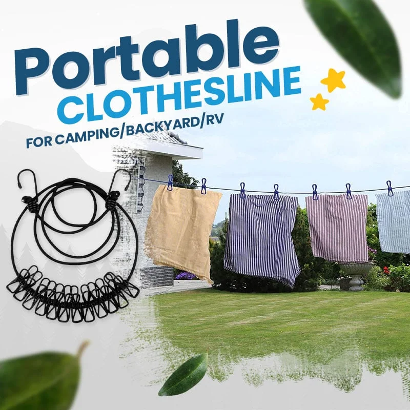 2023 New Year Deal: Compact Clothesline for Camping and More