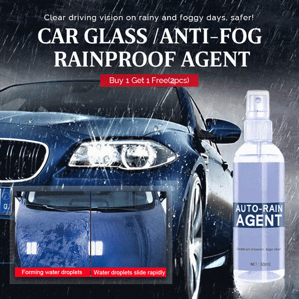Car Glass Anti-fog Rainproof Agent (Buy 1 Free 1)