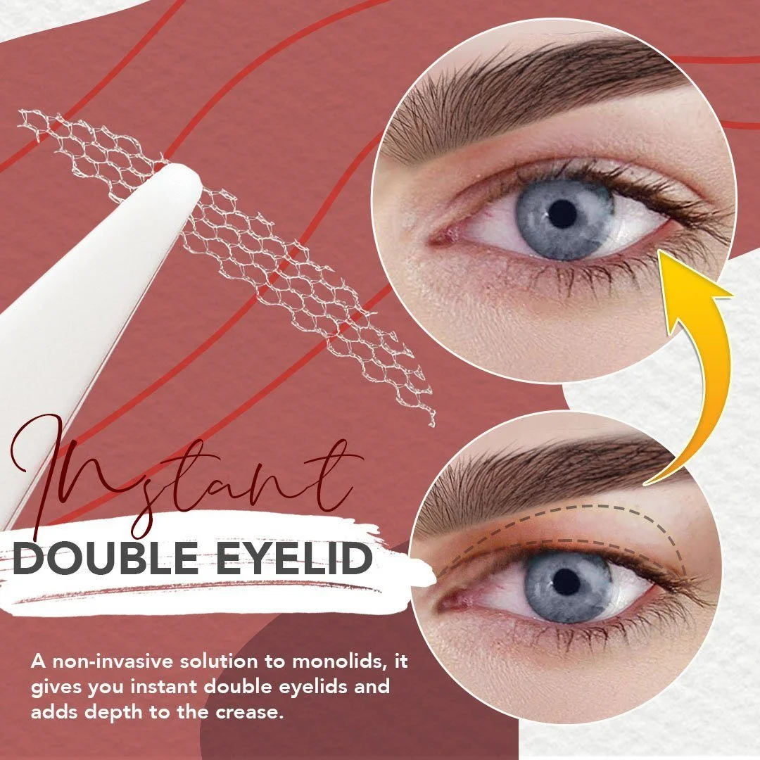 No-Glue Transparent Sticker for Perfect Double Eyelids