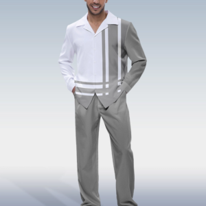 Light Grey Long Sleeve Walking Suit