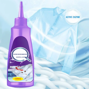 White Shirt Protector: Active Enzyme Stain Remover for Laundry