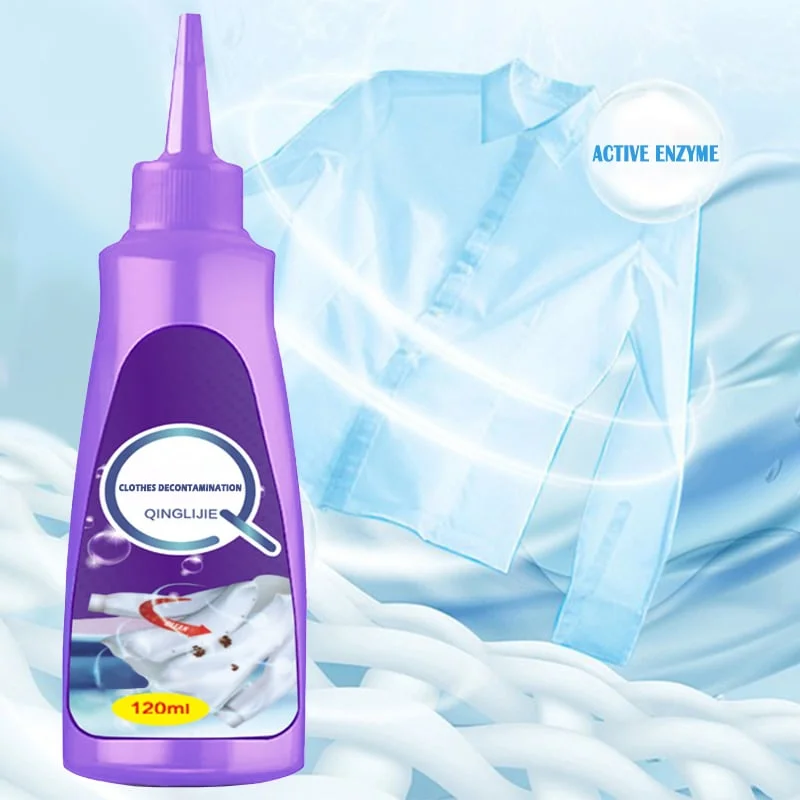 White Shirt Protector: Active Enzyme Stain Remover for Laundry