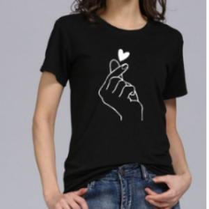 Stylish Loose T-Shirt for Women with Unique Refill Pattern