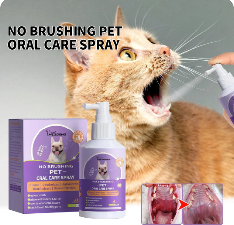 Pet Oral Care Spray: Ending Soon - Buy 2, Get 3 Free!