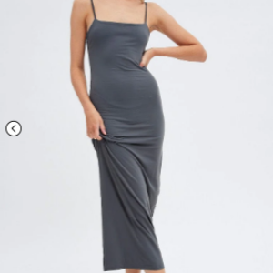 Grey Supersoft Bodycon Maxi Dress