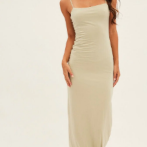 Green Supersoft Bodycon Maxi Dress