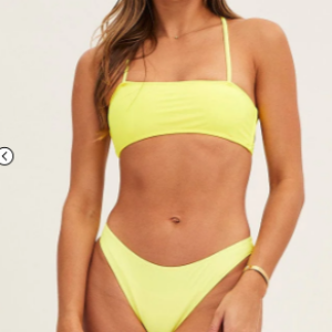 Two-Piece Orange Bikini for Summertime Fashion