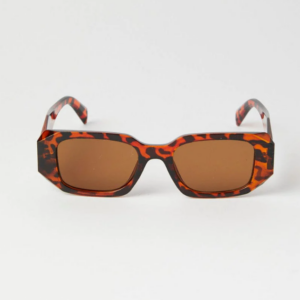 Brown Animal Print Fashion Sunglasses