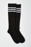 Black Stripe Knee High Socks